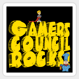 Gamers Council Rocks Sticker